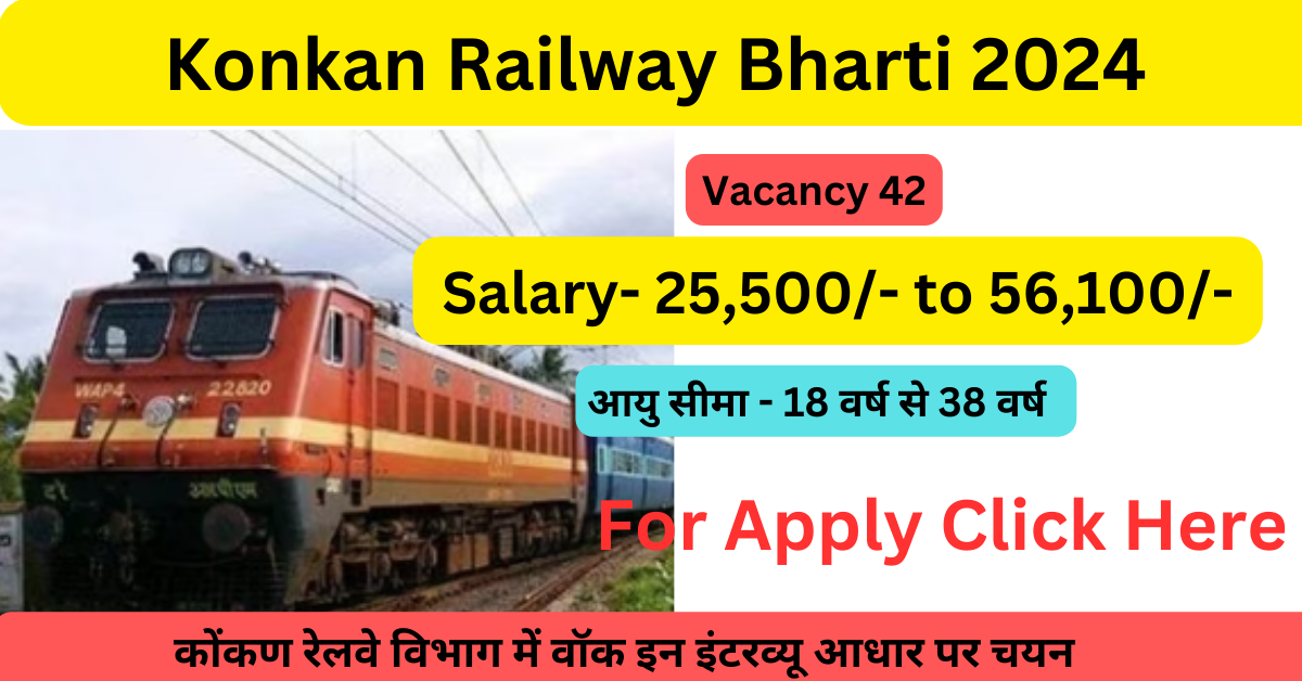Konkan Railway Bharti 2024